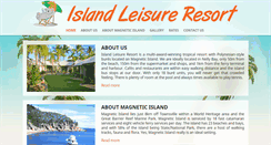 Desktop Screenshot of islandleisure.com.au