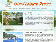 Tablet Screenshot of islandleisure.com.au